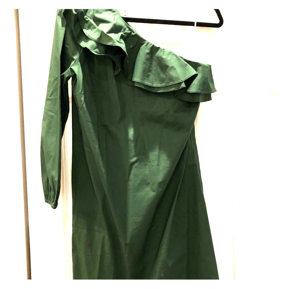 J Crew Asymmetrical Long sleeve dress